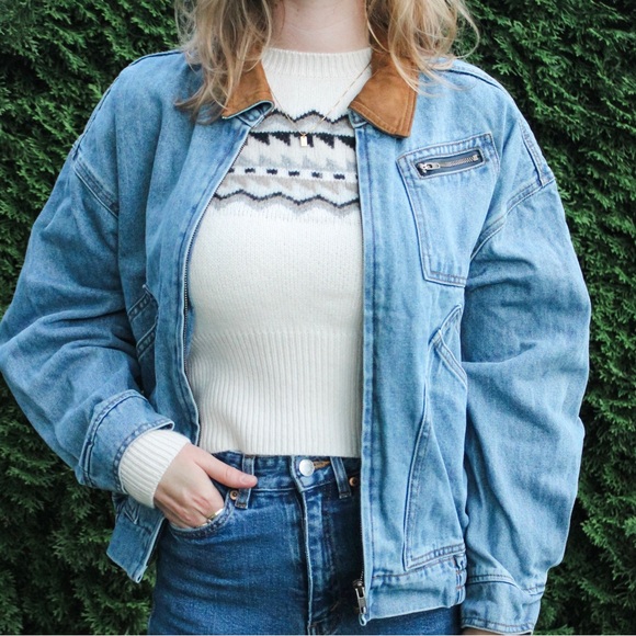 Jean jacket vintage style Jean jacket - Picture 1 of 4